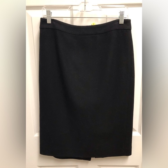 JCrew Pencil Skirt - Black Wool - Picture 1 of 2